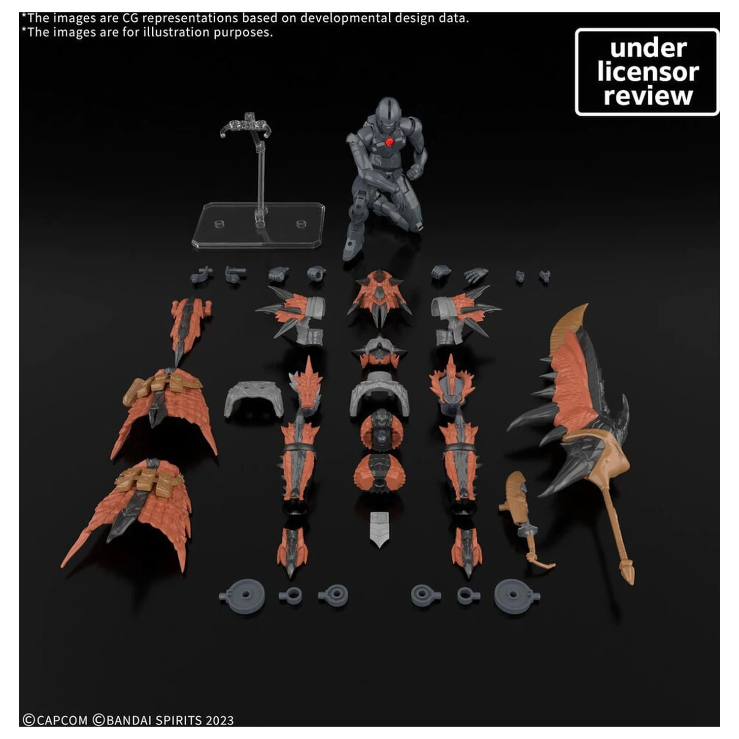 30MF Monster Hunter Wilds Rathalos Vybavení Rathalos Série Sada doplňků 30 Minutes Fantasy fotografii produktu