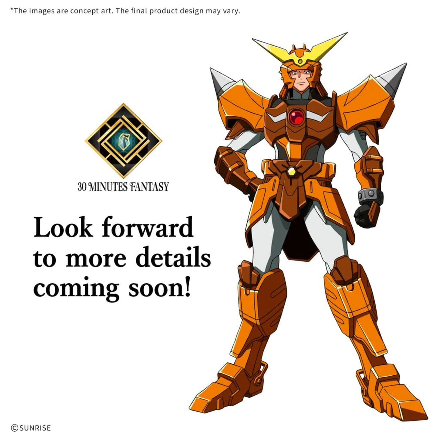 30MF Yoroi-Shinden Samurai Troopers Wild plastikový model fotografii produktu