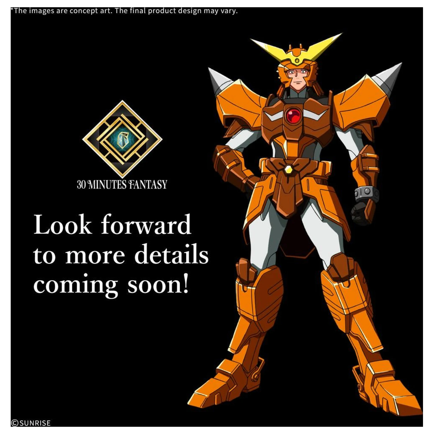 30MF Yoroi-Shinden Samurai Troopers Wild plastikový model fotografii produktu