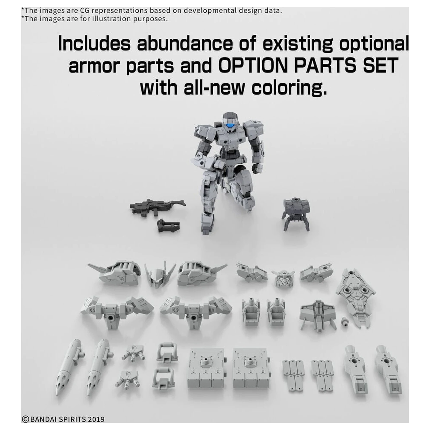 30MM 1/144 eEXM-17RE Alto Refine Model Kit Základní figurka 30 Minutes Missions fotografii produktu