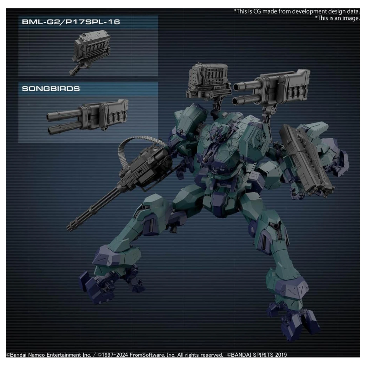 30MM Armored Core VI BD-011 Melander Liger Tail Model Kit fotografii produktu