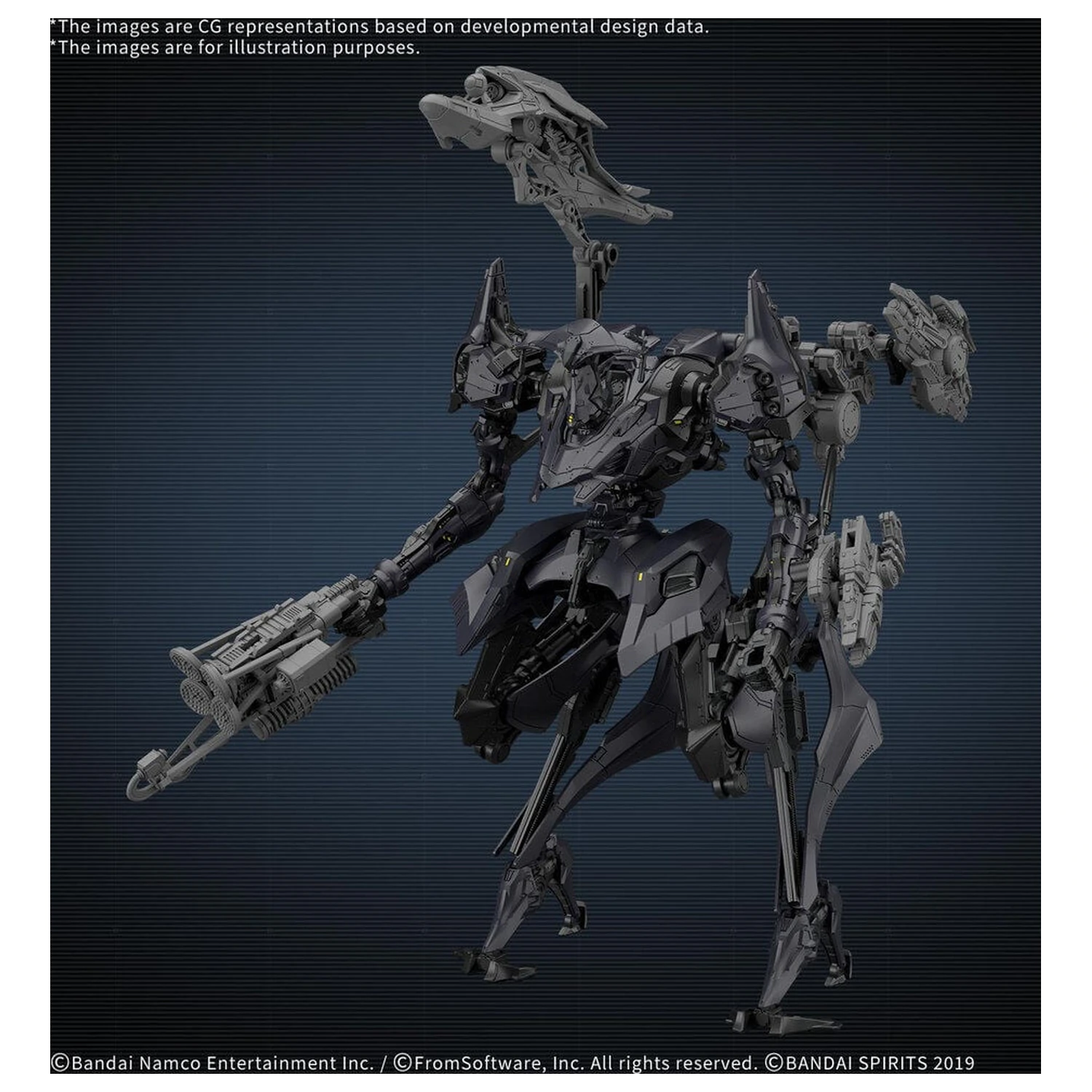 30MM Armored Core VI Fires Of Rubicon Schneider Nachtreiher 40E Dual Nature modelová stavebnice základní figurka fotografii produktu