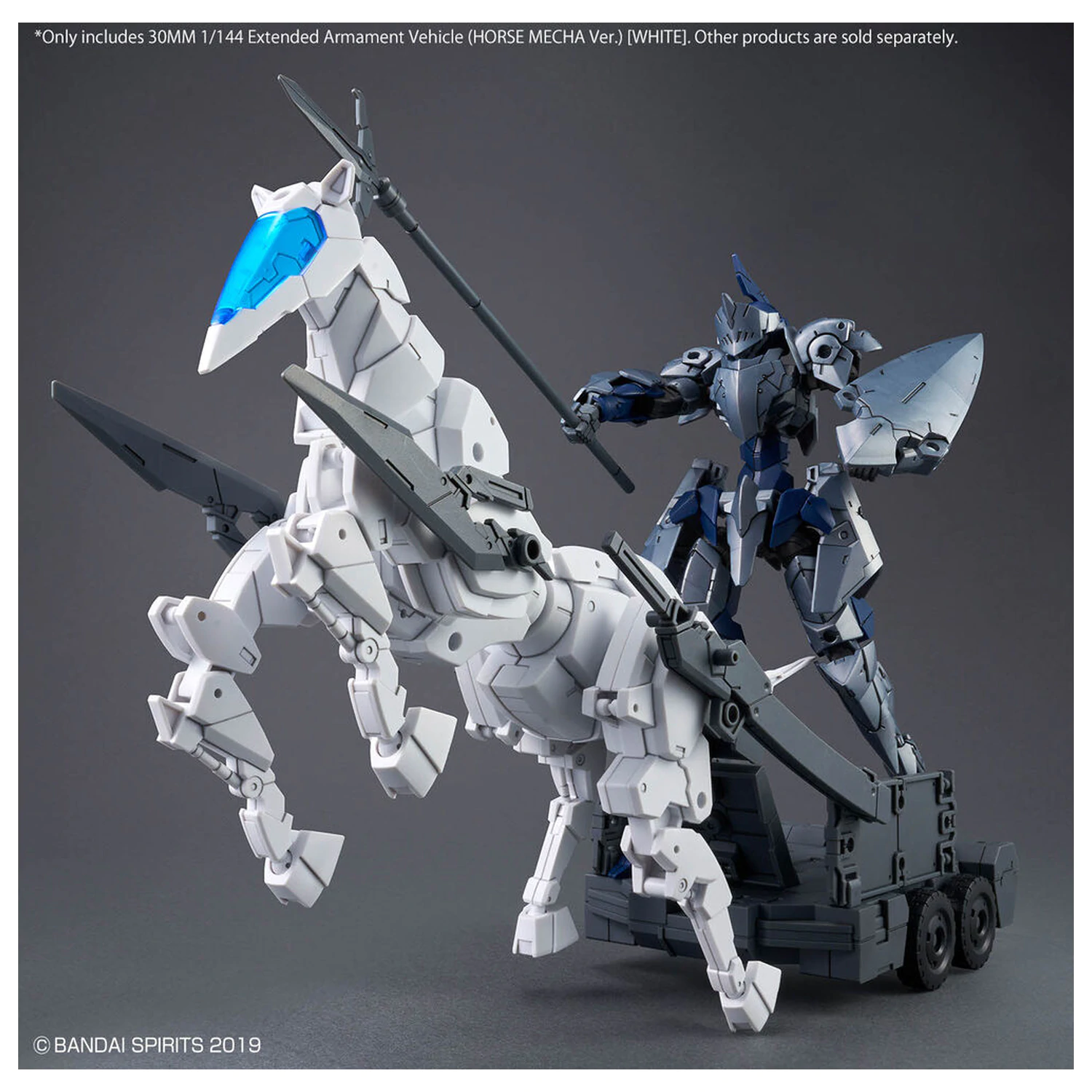 30MM Rozšíření Exa-Vehicle Horse Mecha Ver. Bílá fotografii produktu