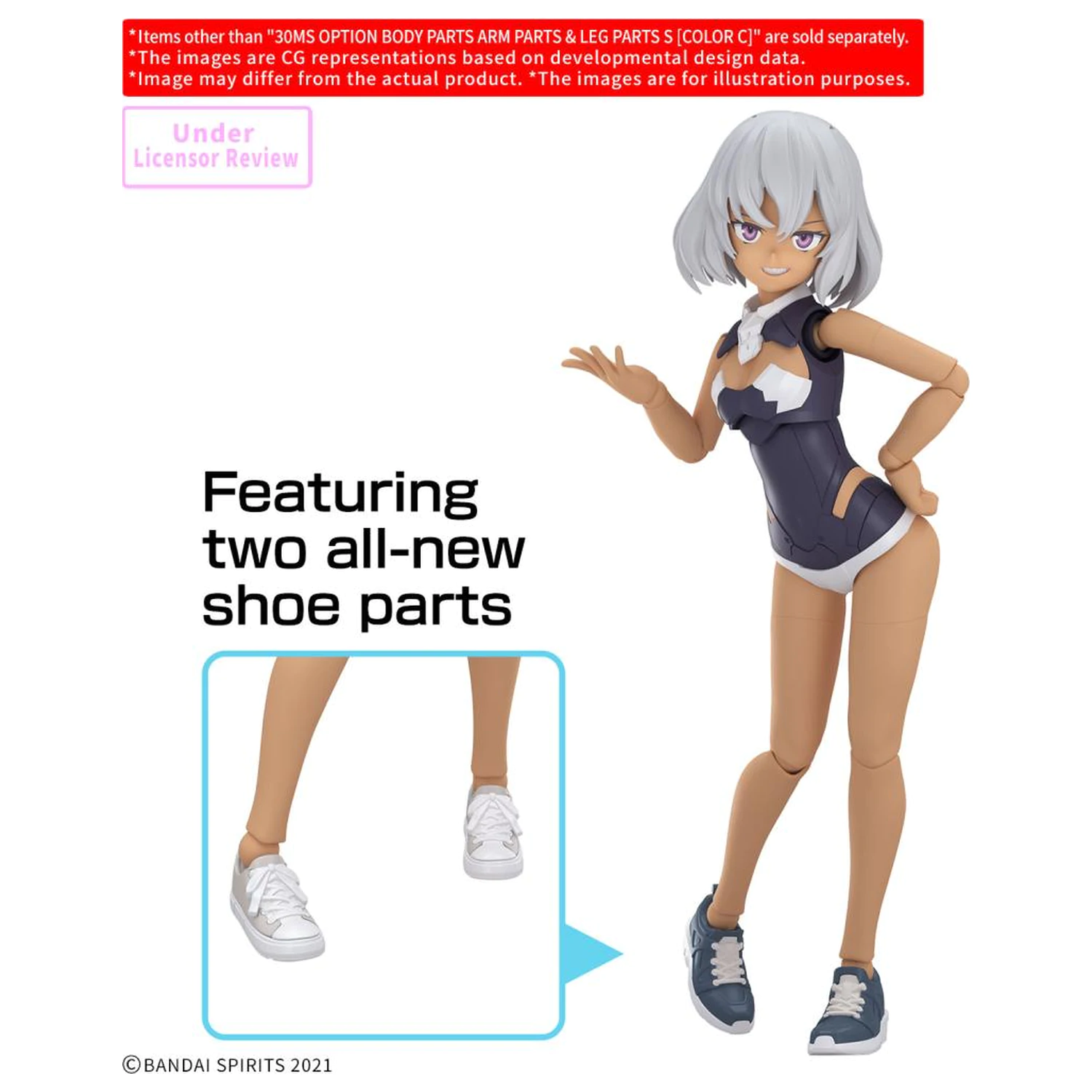 30MS Option Body Parts Arm Parts & Leg Parts S (Color C) Model Kit příslušenství fotografii produktu