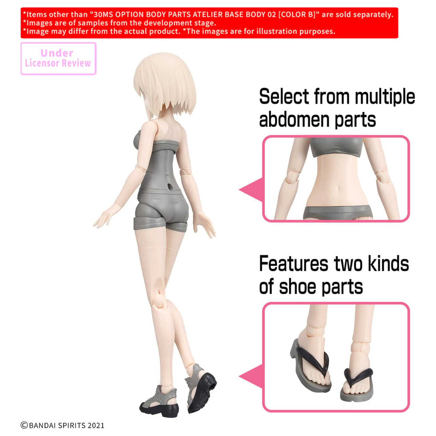 30MS Option Body Parts Atelier Base Body 02 Barva B Set příslušenství 30 Minutes Sisters fotografii produktu
