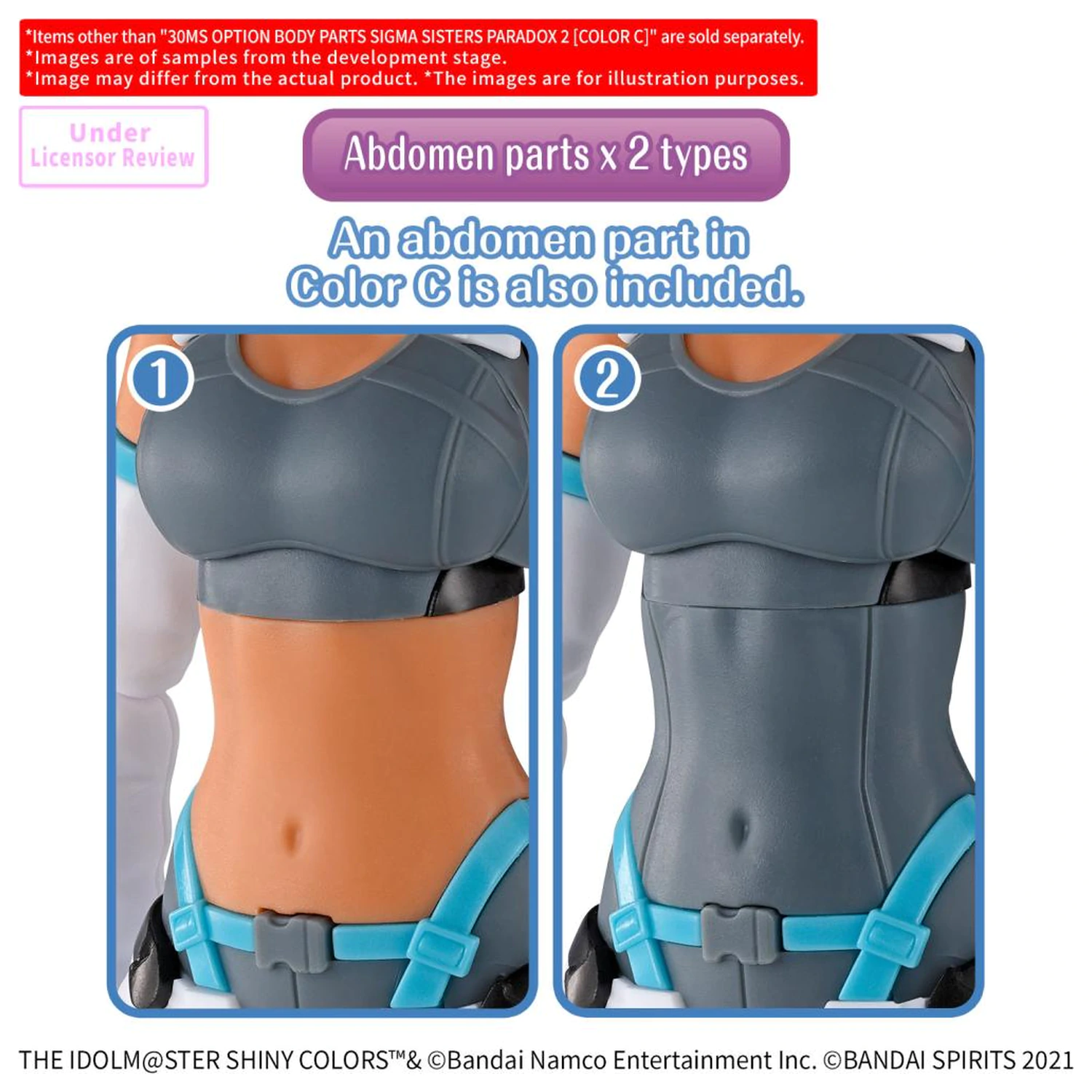 Doplňková sada k plastikovému modelu 30MS Option Body Parts Sigma Sisters Paradox 2 (Color C) fotografii produktu