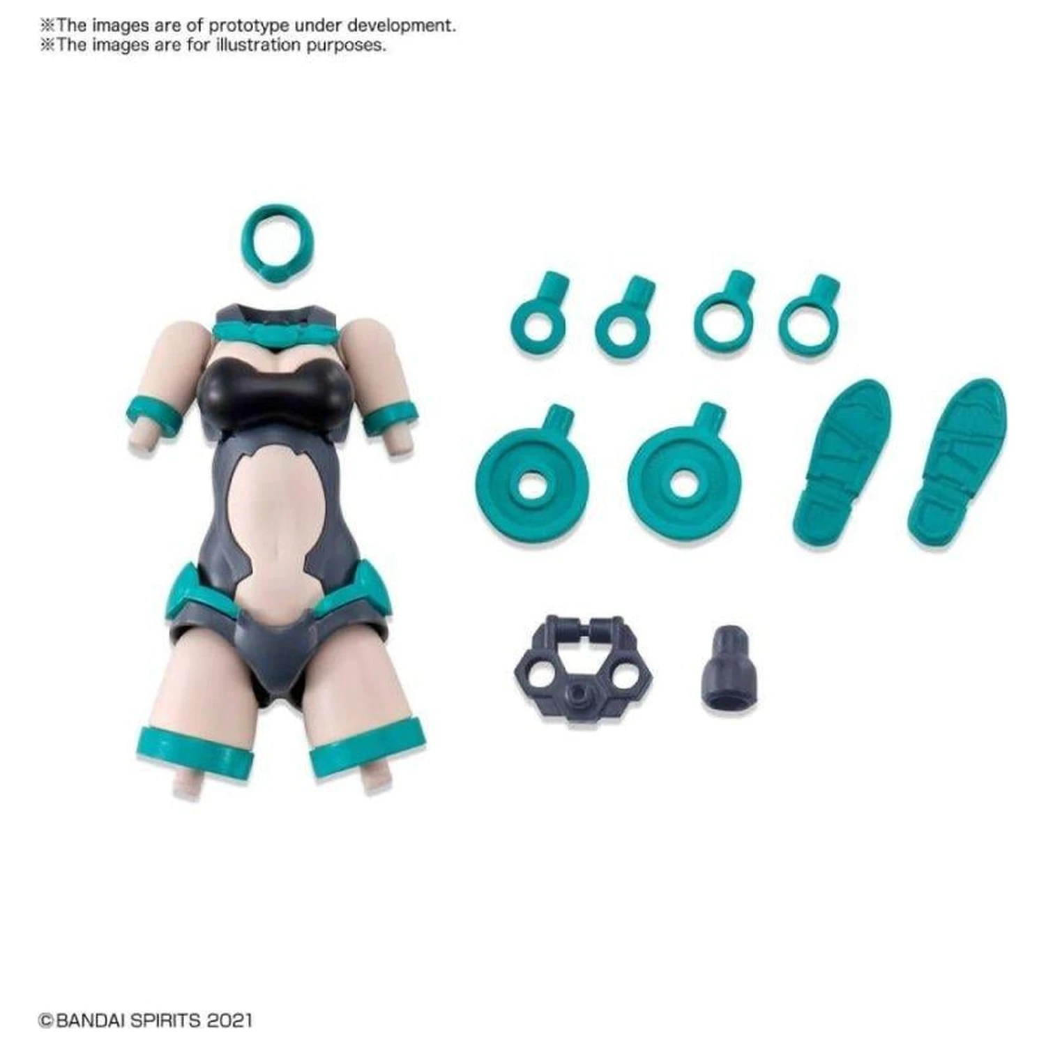 30MS Option Body Parts Typ A01 Model Kit fotografii produktu