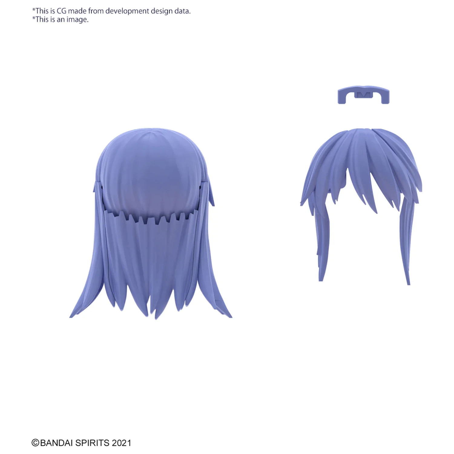 30MS Option Hair Style Parts Vol.8 Všechny 4 typy Model Kit fotografii produktu