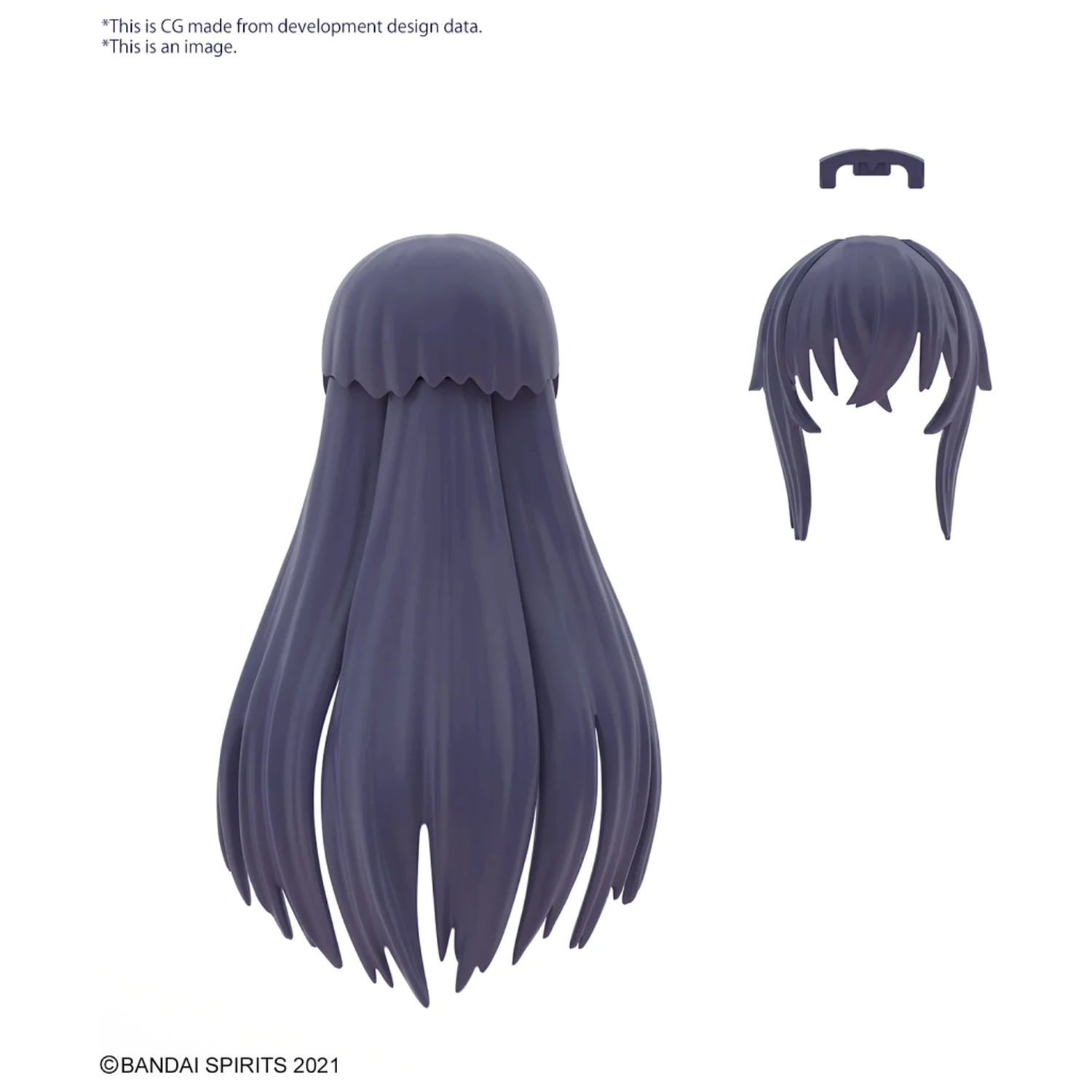 30MS Option Hair Style Parts Vol.8 Všechny 4 typy Model Kit fotografii produktu