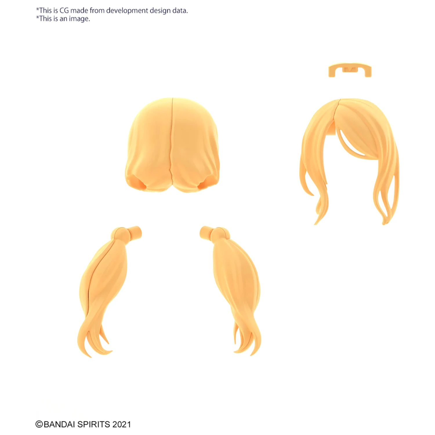 30MS Option Hair Style Parts Vol.8 Všechny 4 typy Model Kit fotografii produktu