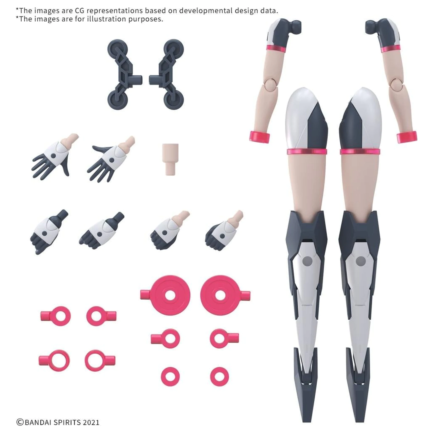 30MS Option parts set 20 (Float Unit) (Color B) Model Kit fotografii produktu