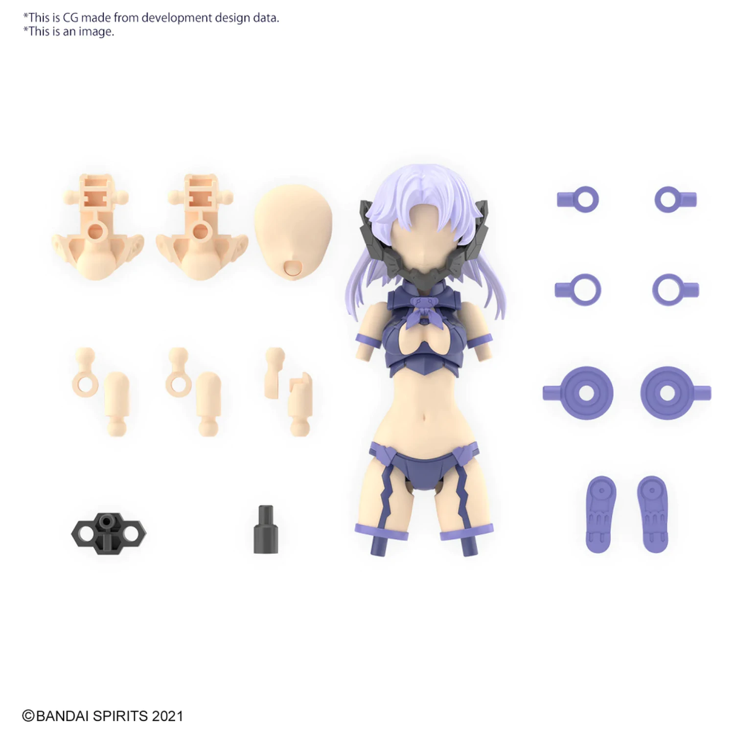30MS Option Parts Set 11 (Fang Costume) Barva A Model Kit fotografii produktu