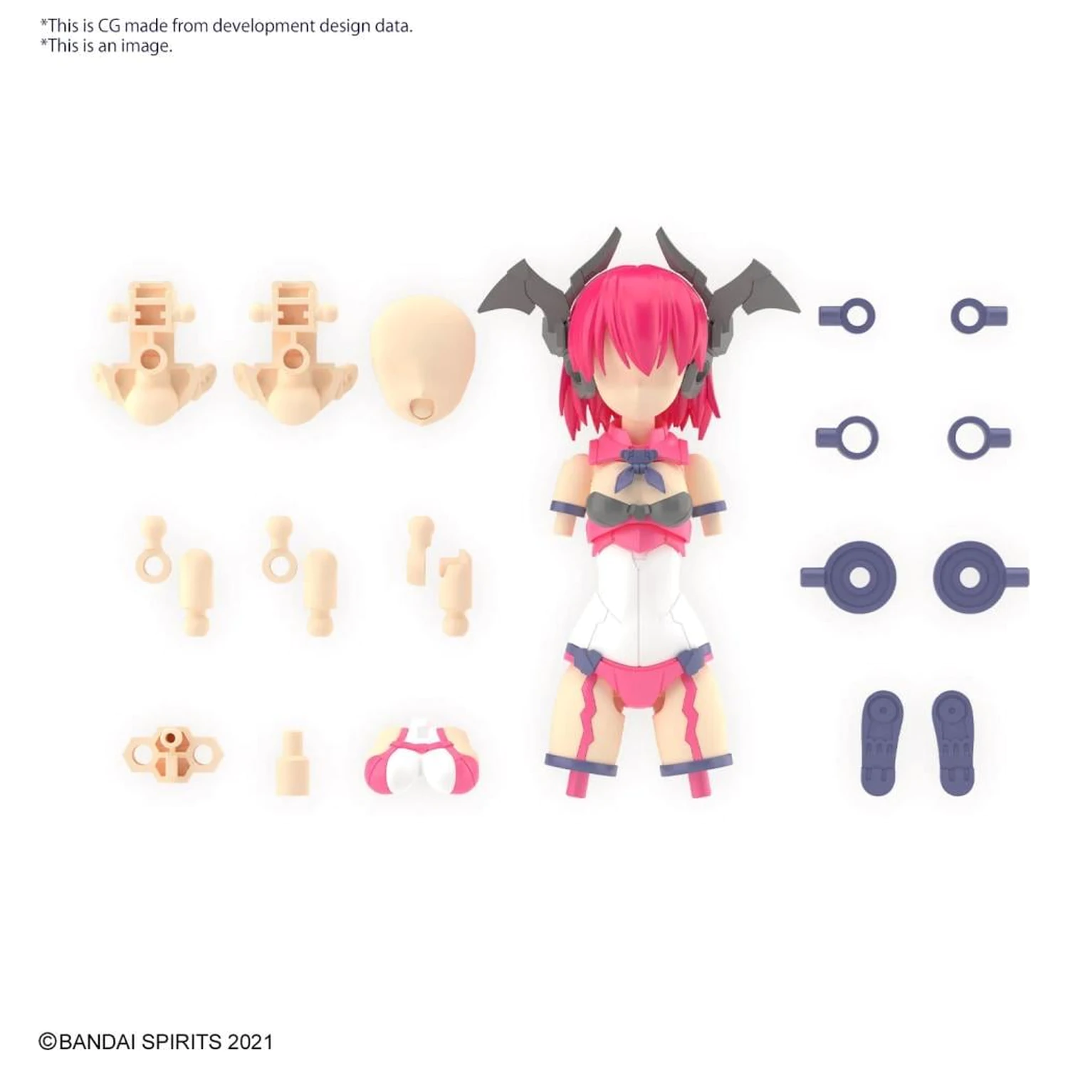 30MS Sada volitelných dílů 12 (Reaper Costume) Barva A Model Kit fotografii produktu