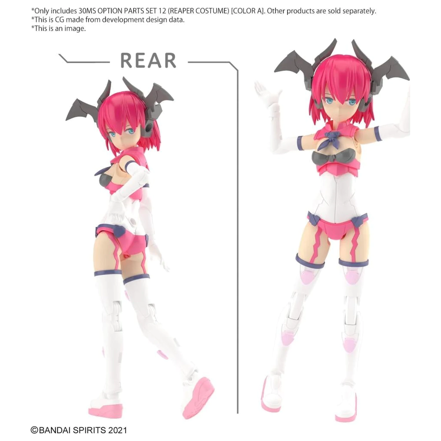 30MS Sada volitelných dílů 12 (Reaper Costume) Barva A Model Kit fotografii produktu