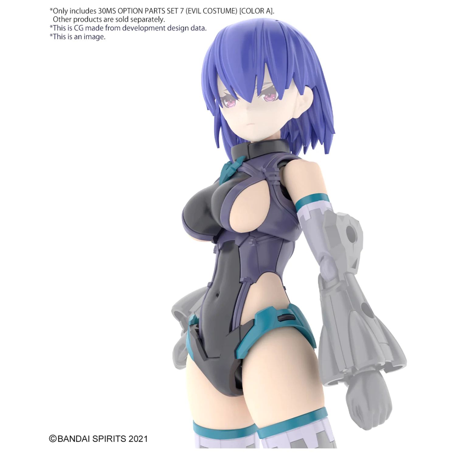 30MS Option Parts Set 7 (Evil Costume) "Color A" Model Kit fotografii produktu