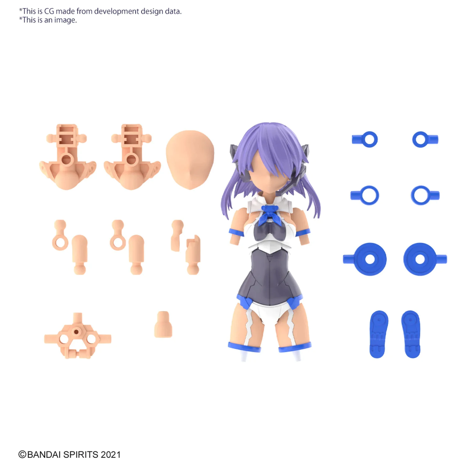 30MS Option Parts Set 9 (Commander Costume Color C) Model Kit fotografii produktu