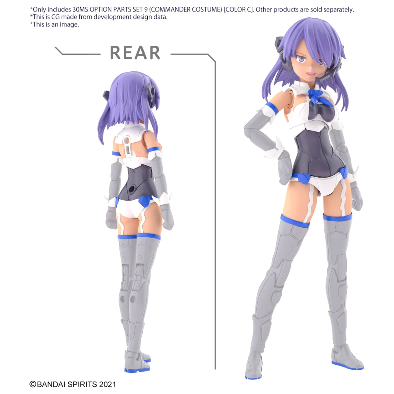 30MS Option Parts Set 9 (Commander Costume Color C) Model Kit fotografii produktu