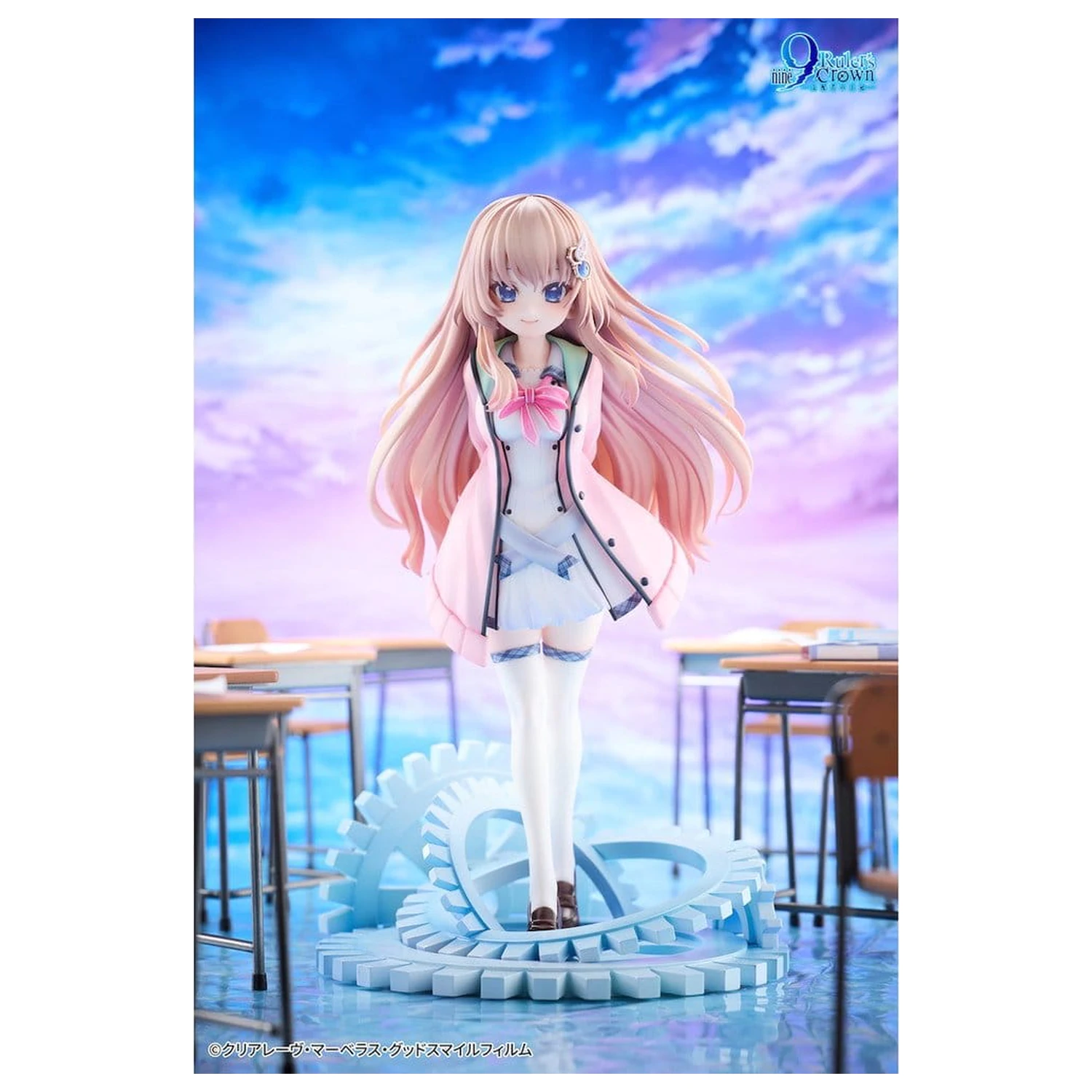 9-nine- PVC Figurka 1/6 Ruler's Crown Miyako Kujo Deluxe Edition 25 cm fotografii produktu