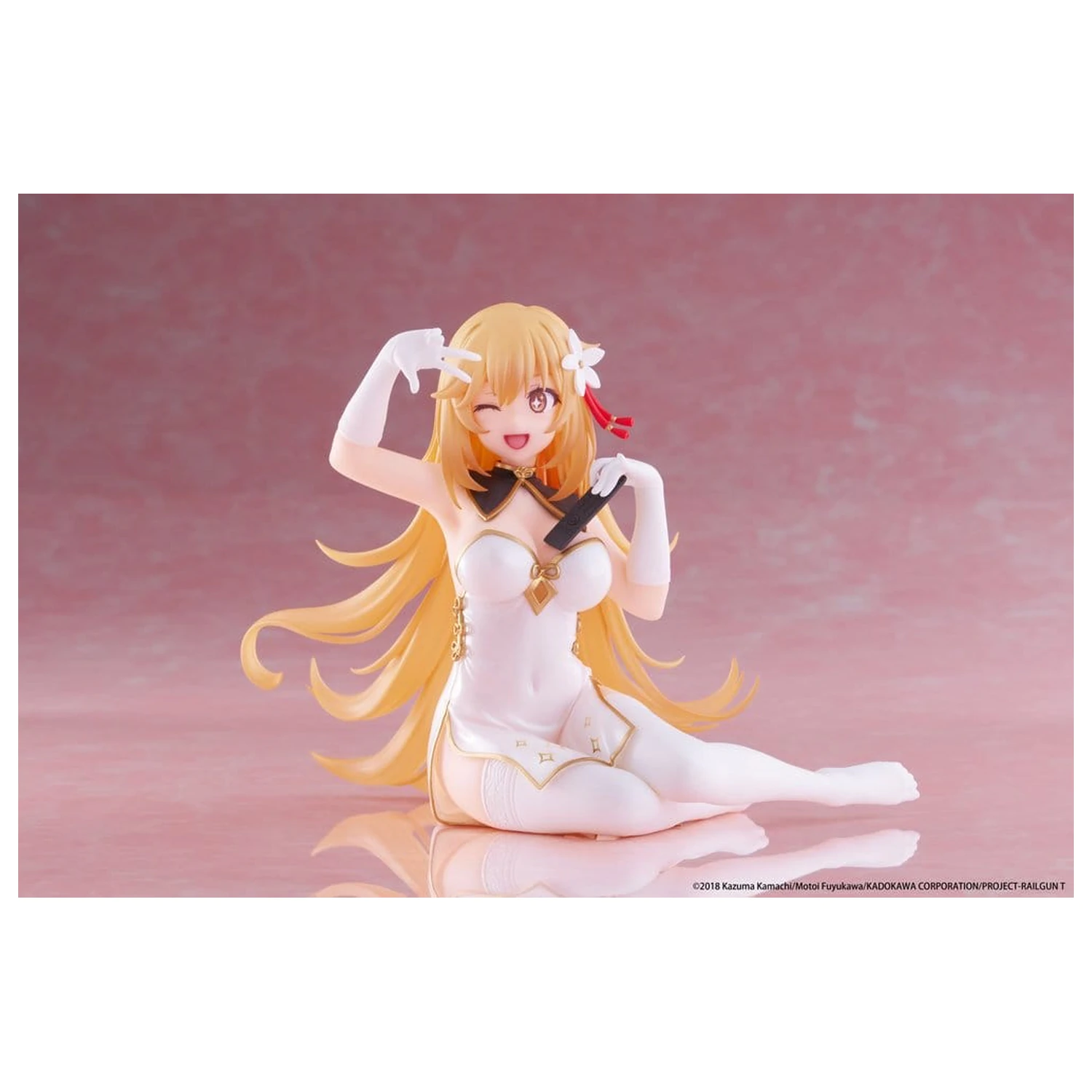 A Certain Scientific Railgun PVC soška, roztomilá figurka na stůl Misaki Shokuho Chinese Dress Ver. 13 cm fotografii produktu