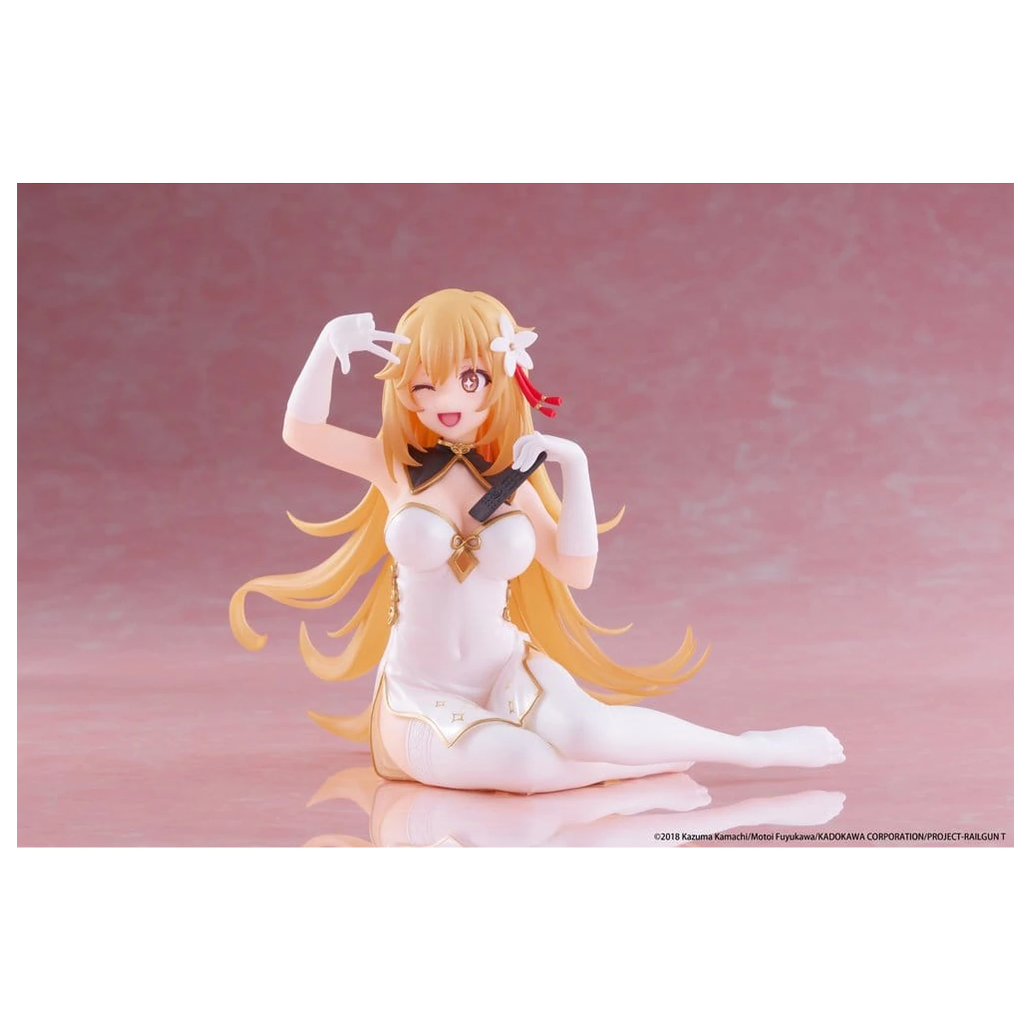A Certain Scientific Railgun PVC soška, roztomilá figurka na stůl Misaki Shokuho Chinese Dress Ver. 13 cm fotografii produktu