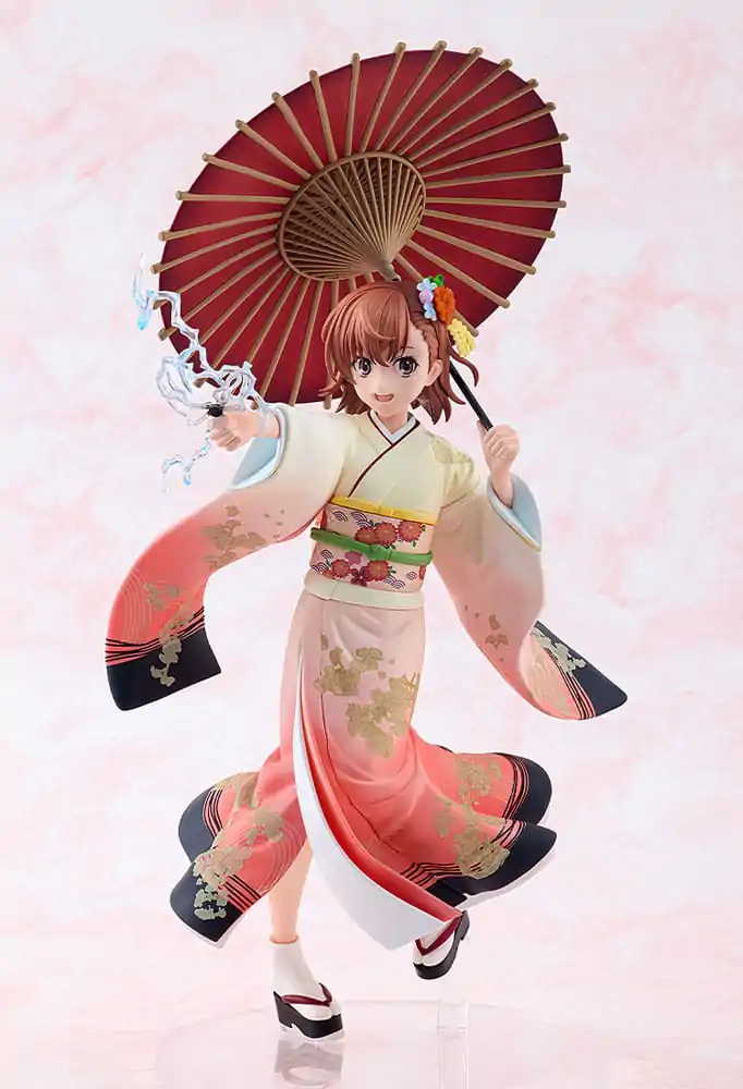 A Certain Scientific Railgun T Socha 1/7 Mikoto Misaka Furisode Kimono Ver. 28 cm fotografii produktu