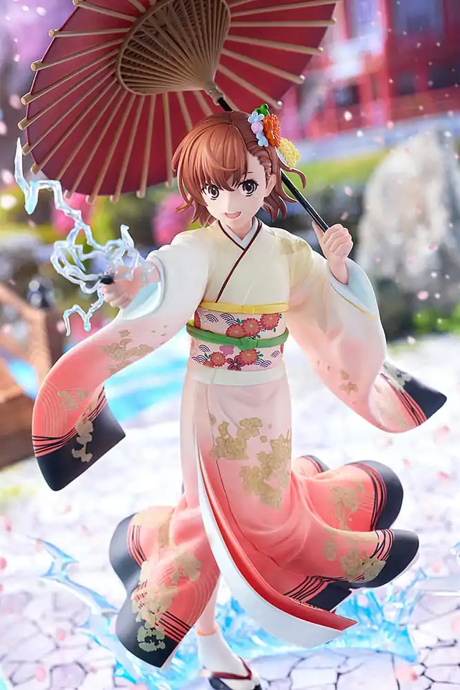 A Certain Scientific Railgun T Socha 1/7 Mikoto Misaka Furisode Kimono Ver. 28 cm fotografii produktu