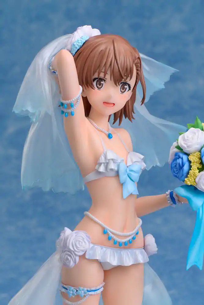 A Certain Scientific Railgun T PVC Soška 1/7 Mikoto Misaka Wedding Swimsuit Ver. 25 cm fotografii produktu