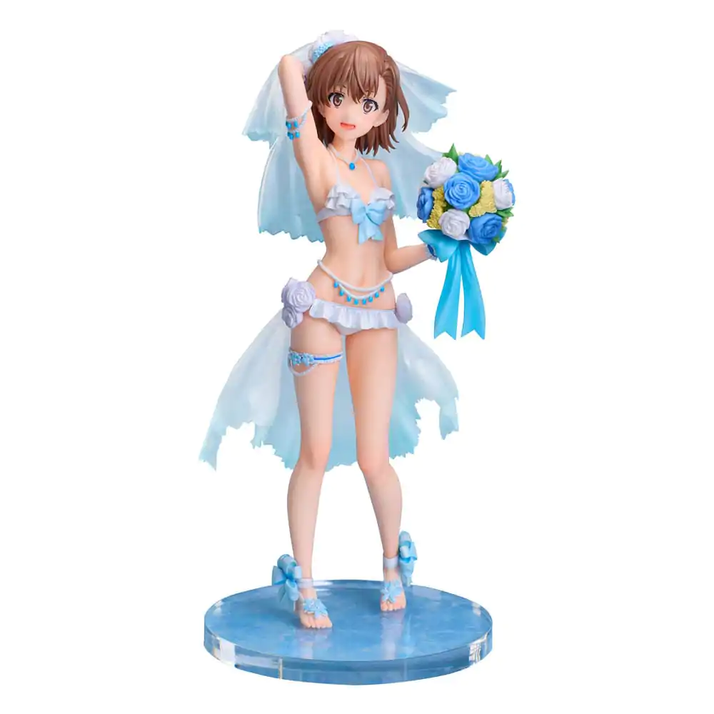 A Certain Scientific Railgun T PVC Soška 1/7 Mikoto Misaka Wedding Swimsuit Ver. 25 cm fotografii produktu