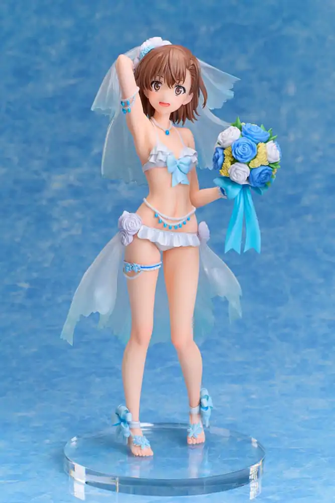 A Certain Scientific Railgun T PVC Soška 1/7 Mikoto Misaka Wedding Swimsuit Ver. 25 cm fotografii produktu
