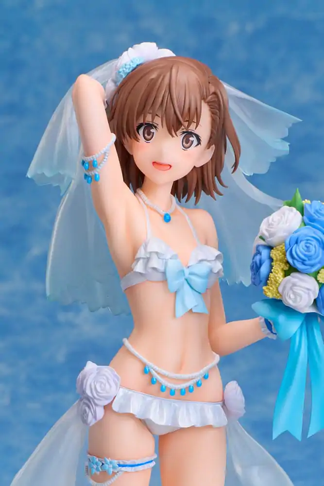 A Certain Scientific Railgun T PVC Soška 1/7 Mikoto Misaka Wedding Swimsuit Ver. 25 cm fotografii produktu