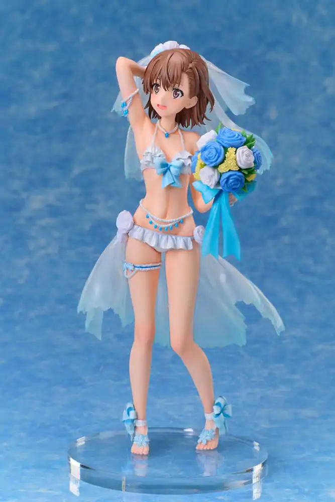 A Certain Scientific Railgun T PVC Soška 1/7 Mikoto Misaka Wedding Swimsuit Ver. 25 cm fotografii produktu