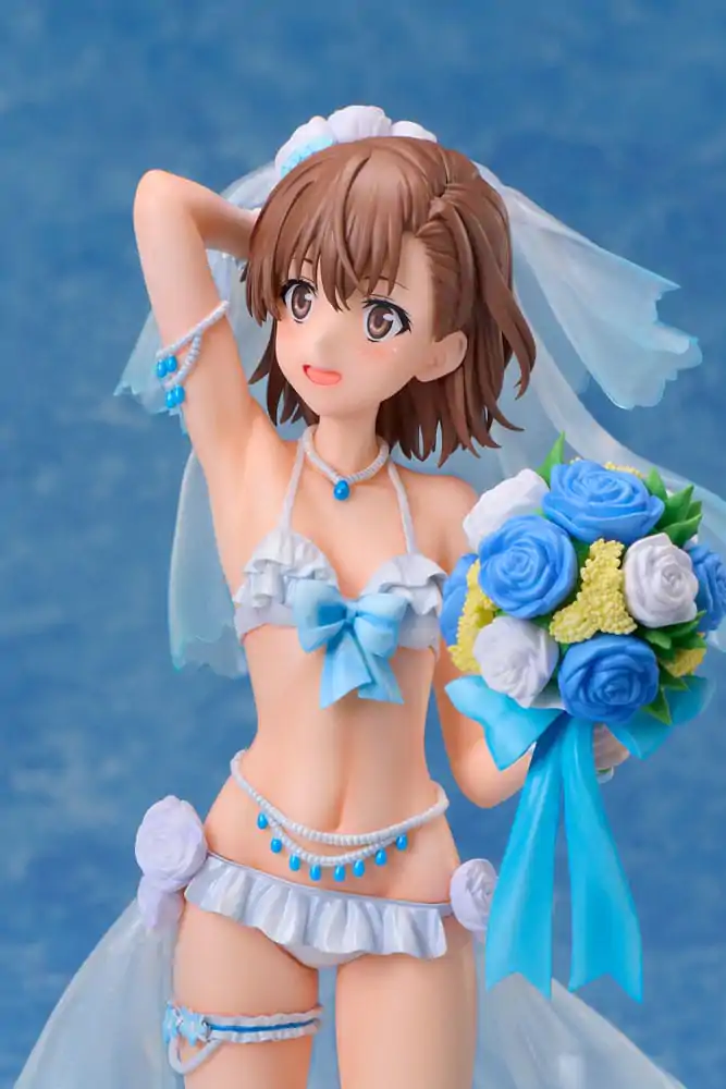 A Certain Scientific Railgun T PVC Soška 1/7 Mikoto Misaka Wedding Swimsuit Ver. 25 cm fotografii produktu