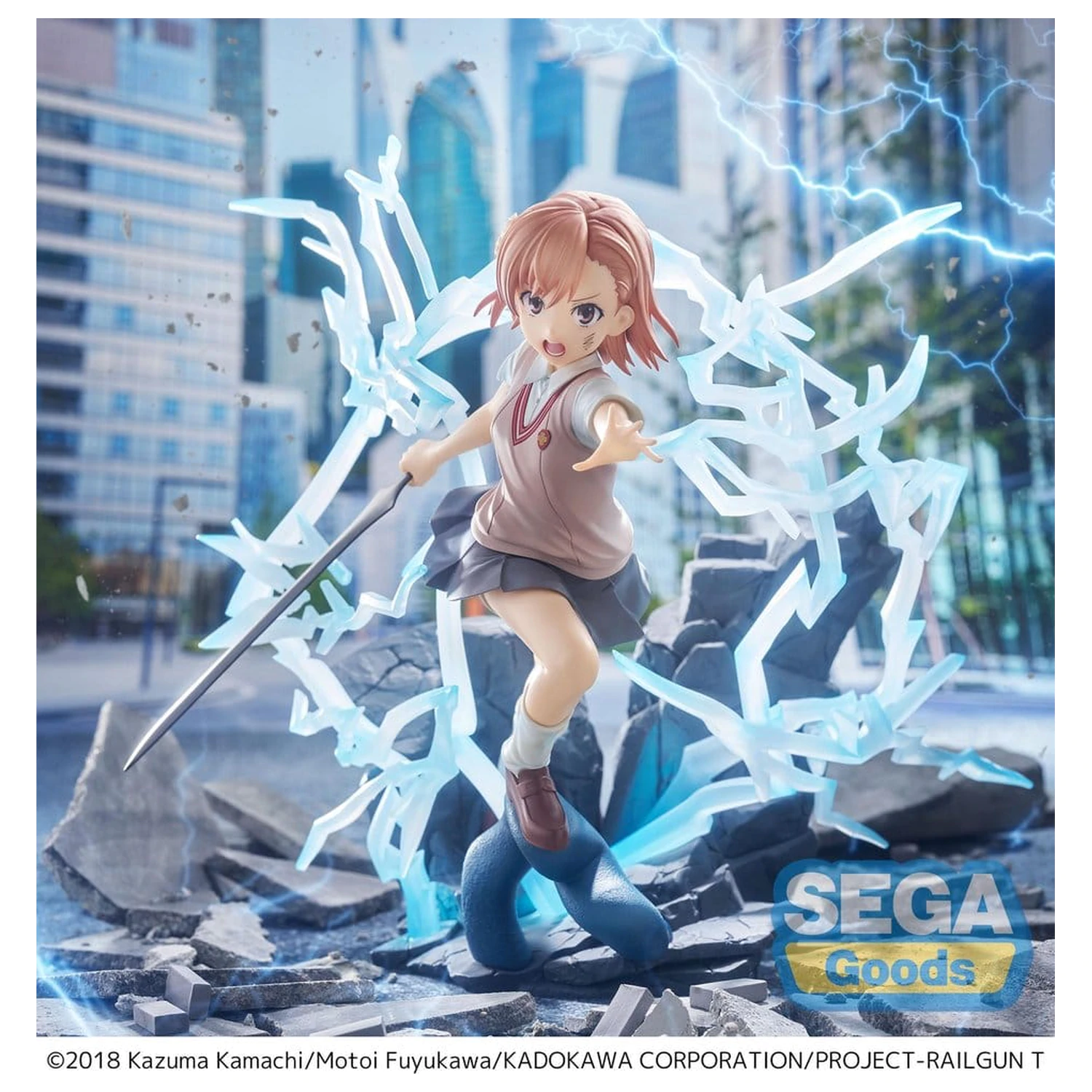 A Certain Scientific Railgun T FIGURIZMa PVC figurka Mikoto Misaka 23 cm fotografii produktu