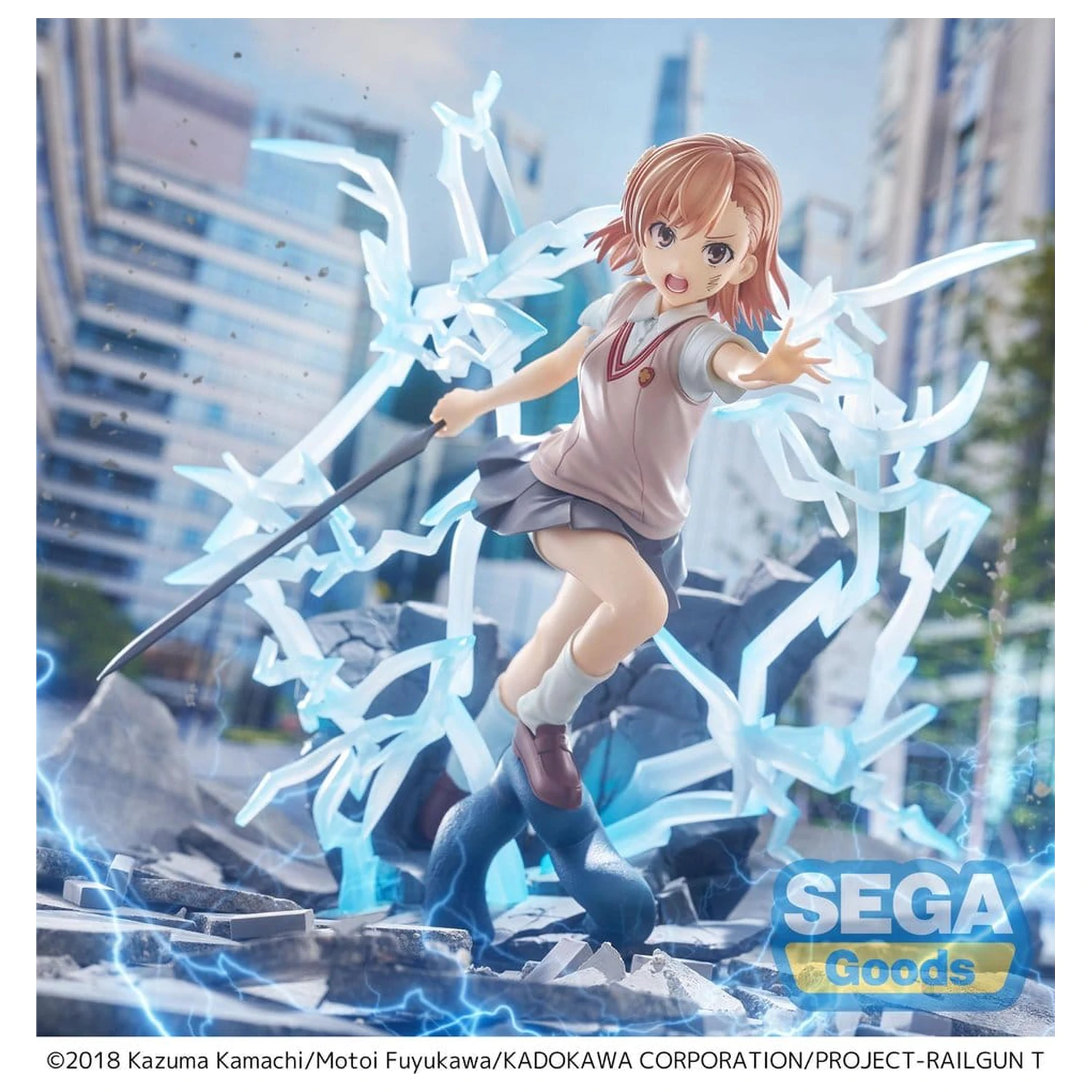 A Certain Scientific Railgun T FIGURIZMa PVC figurka Mikoto Misaka 23 cm fotografii produktu