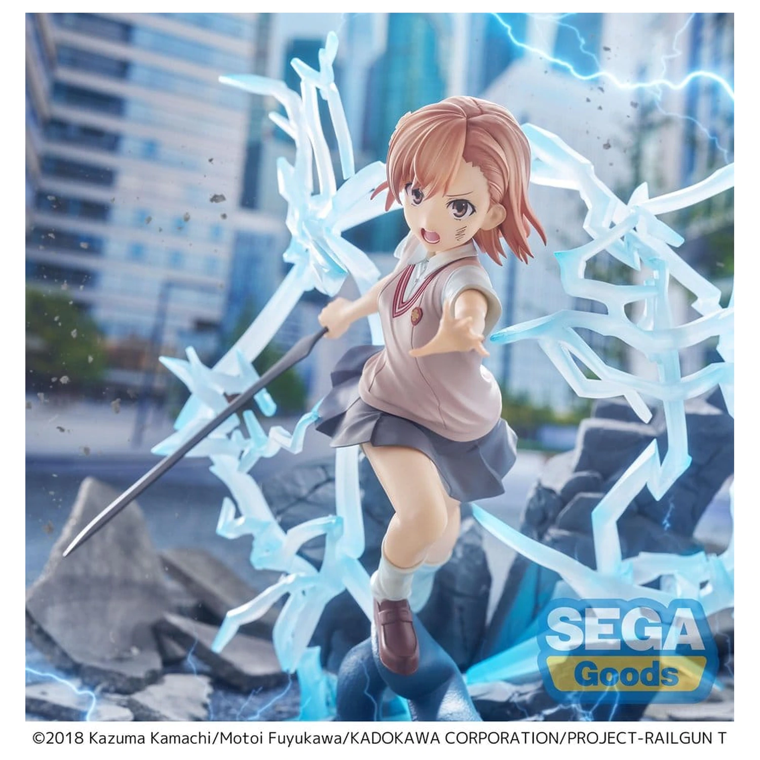 A Certain Scientific Railgun T FIGURIZMa PVC figurka Mikoto Misaka 23 cm fotografii produktu