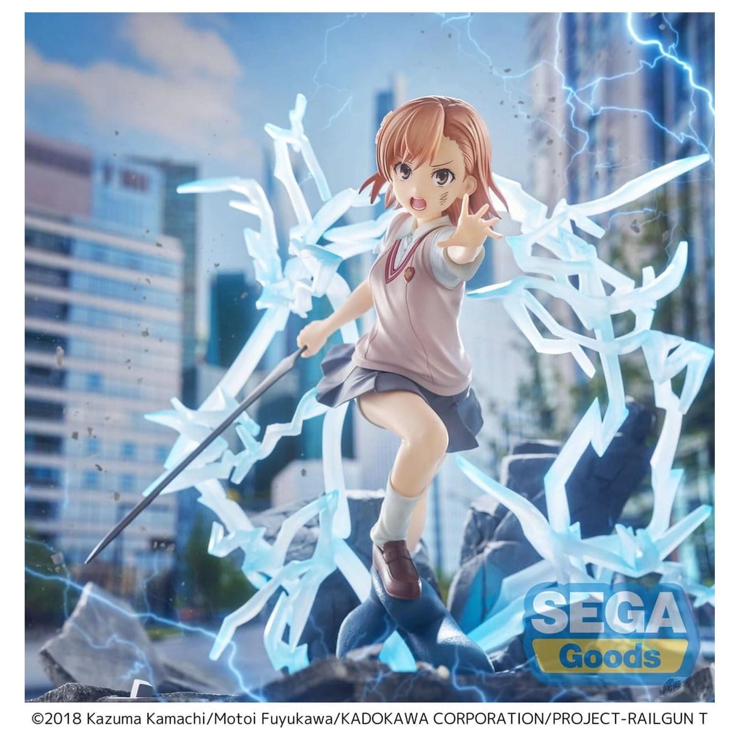 A Certain Scientific Railgun T FIGURIZMa PVC figurka Mikoto Misaka 23 cm fotografii produktu