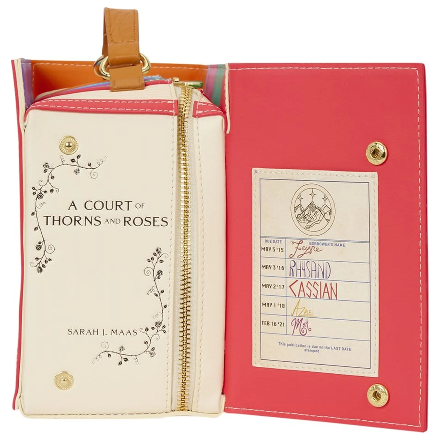 A Court of Thorns and Roses Crossbody Bag Book Series kabelka přes rameno fotografii produktu