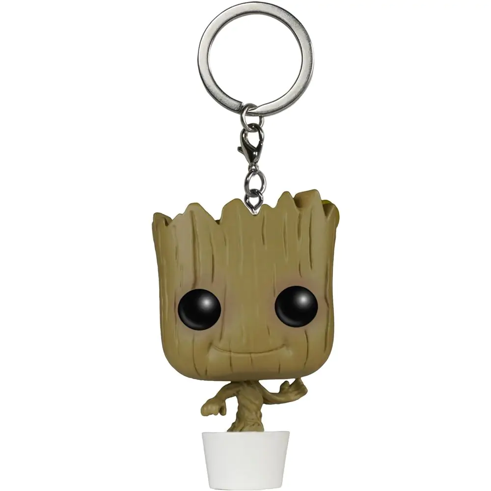 Guardians of the Galaxy Pocket POP! Vinylová klíčenka Dancing Groot 4 cm fotografii produktu