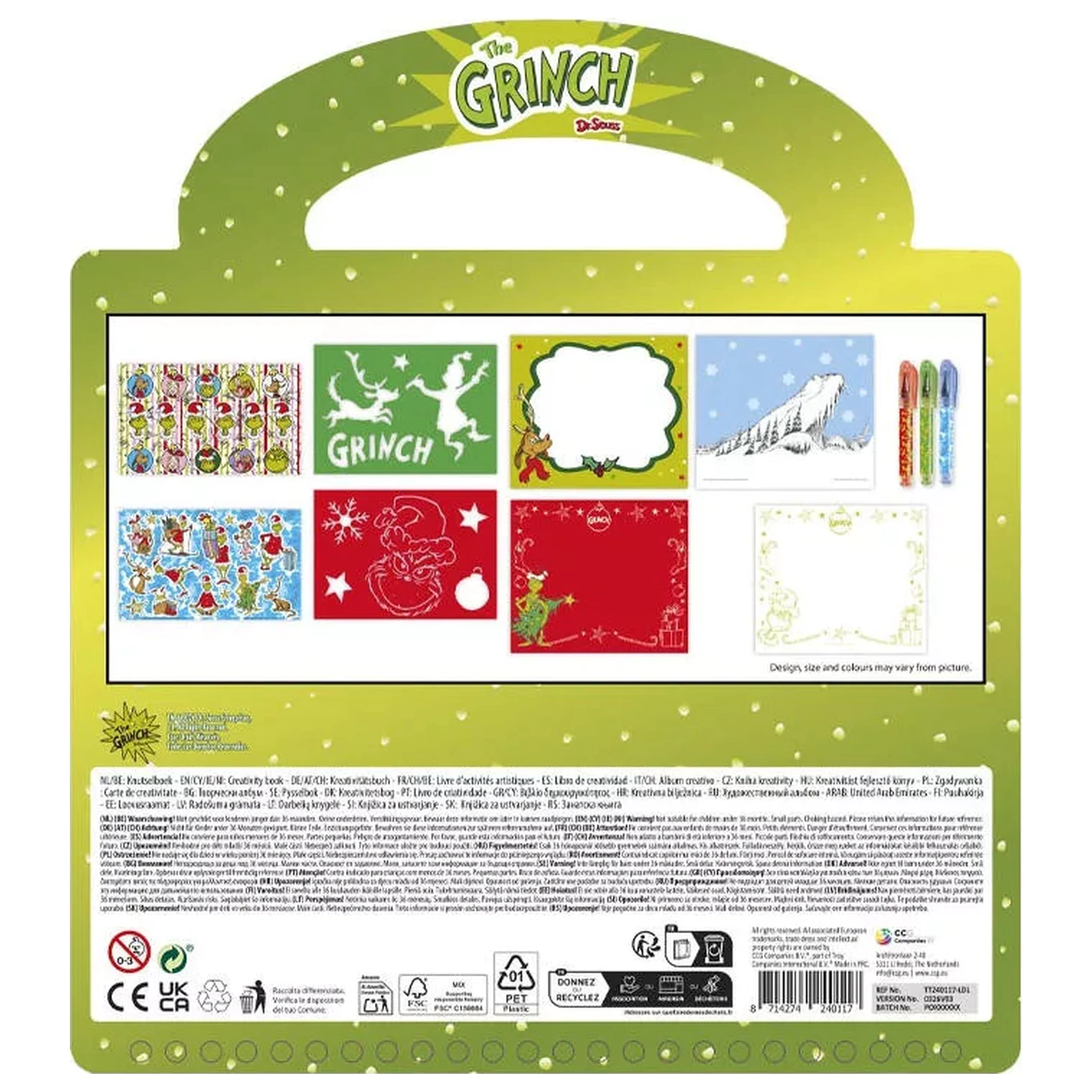 The Grinch Dr. Seuss aktivní set fotografii produktu