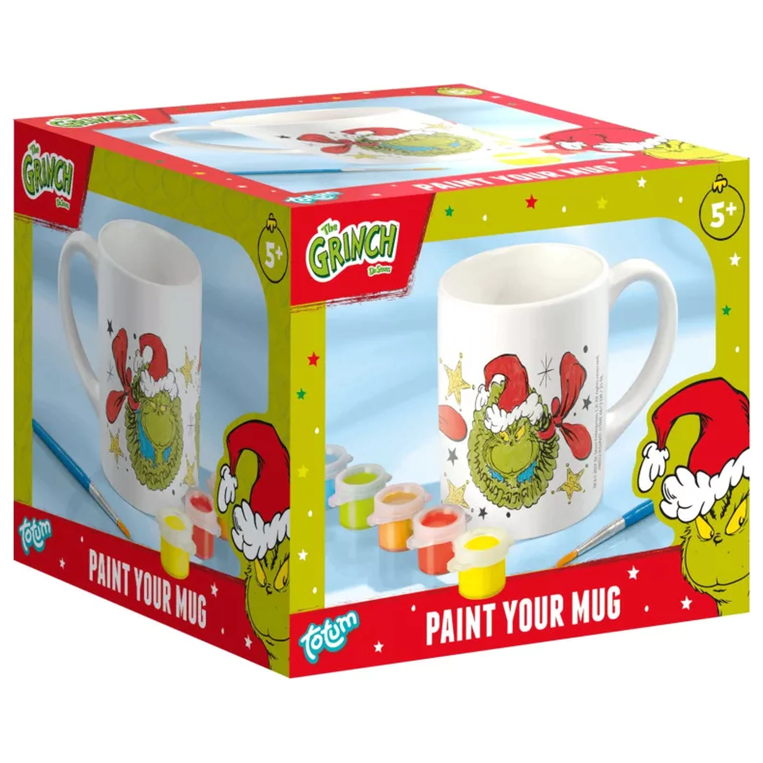 The Grinch Dr Seuss malovatelný porcelánový hrnek 235 ml fotografii produktu