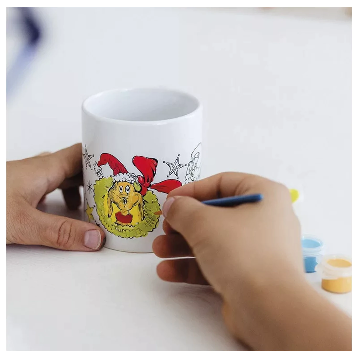 The Grinch Dr Seuss malovatelný porcelánový hrnek 235 ml fotografii produktu