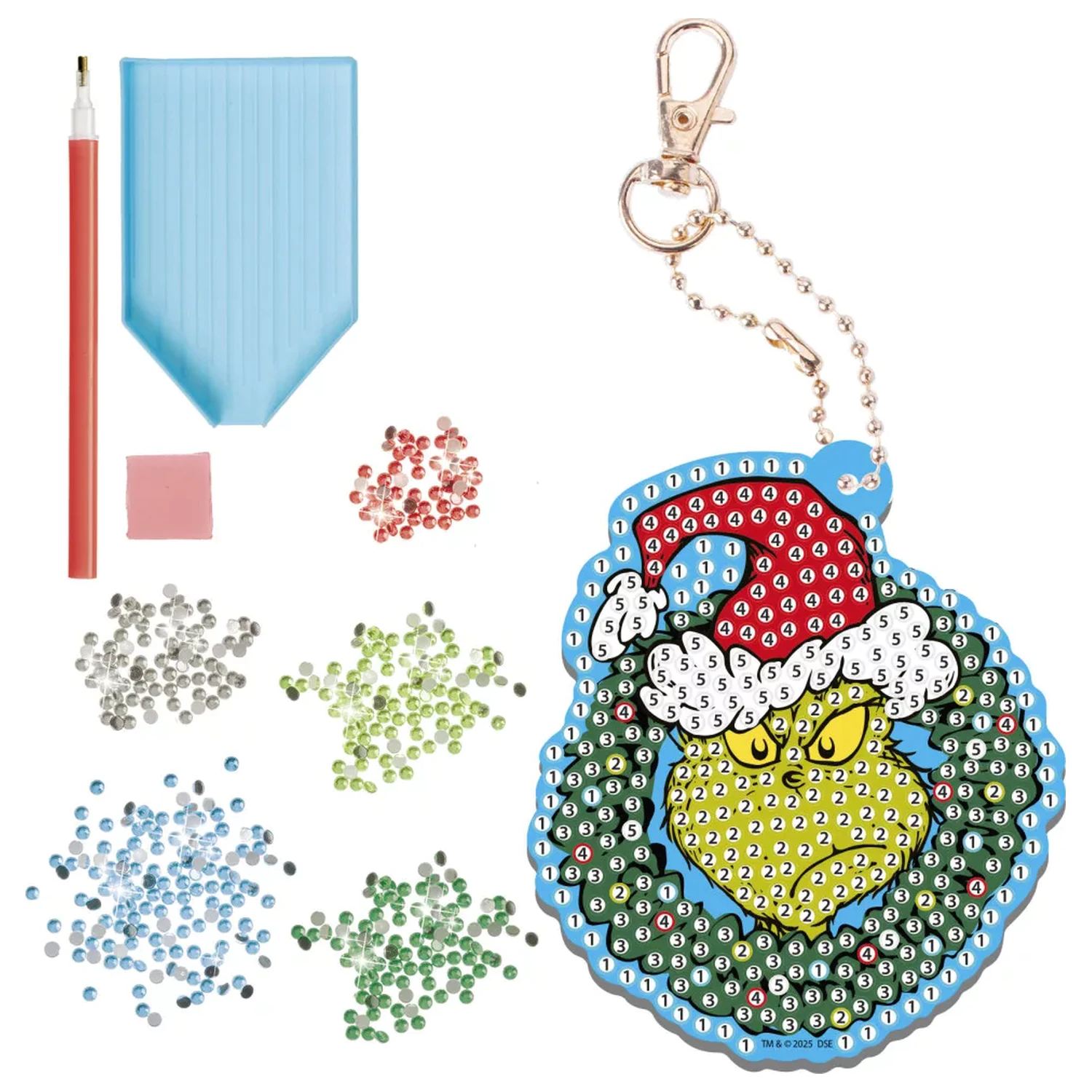 The Grinch Dr Seuss Diamond Dotz sada pro výrobu přívěsků na klíče fotografii produktu