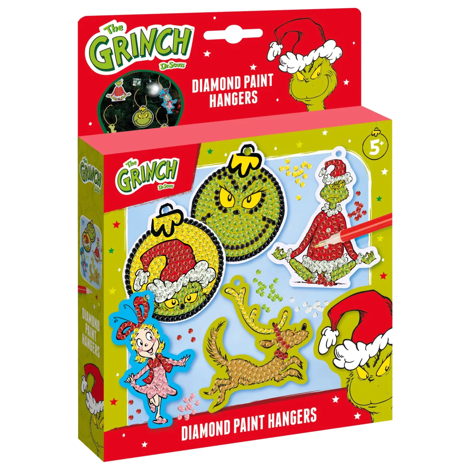 The Grinch Dr. Seuss Diamond Eye sada s ramínkem fotografii produktu
