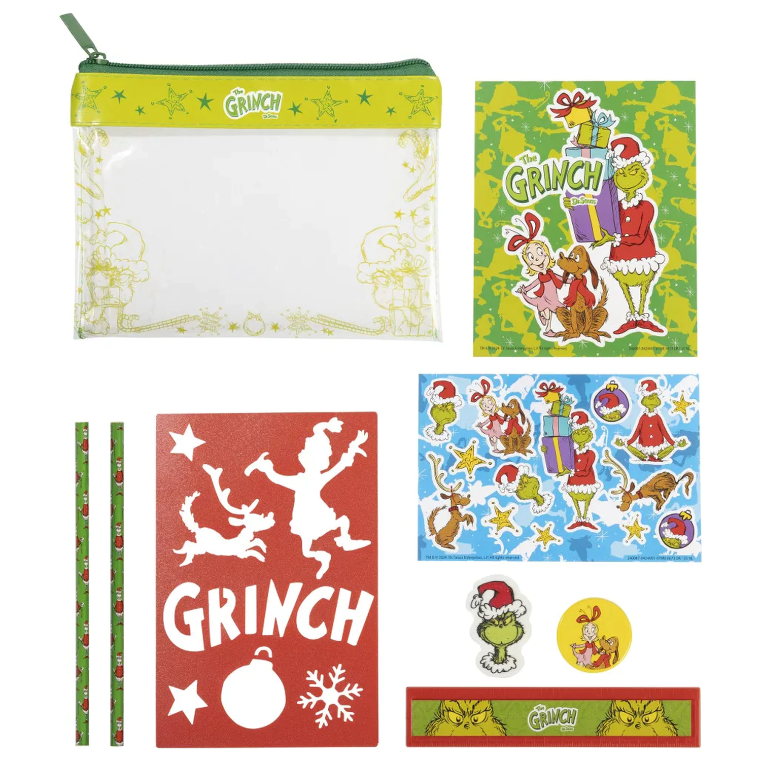 The Grinch Dr. Seuss Kancelářská sada 9 ks fotografii produktu