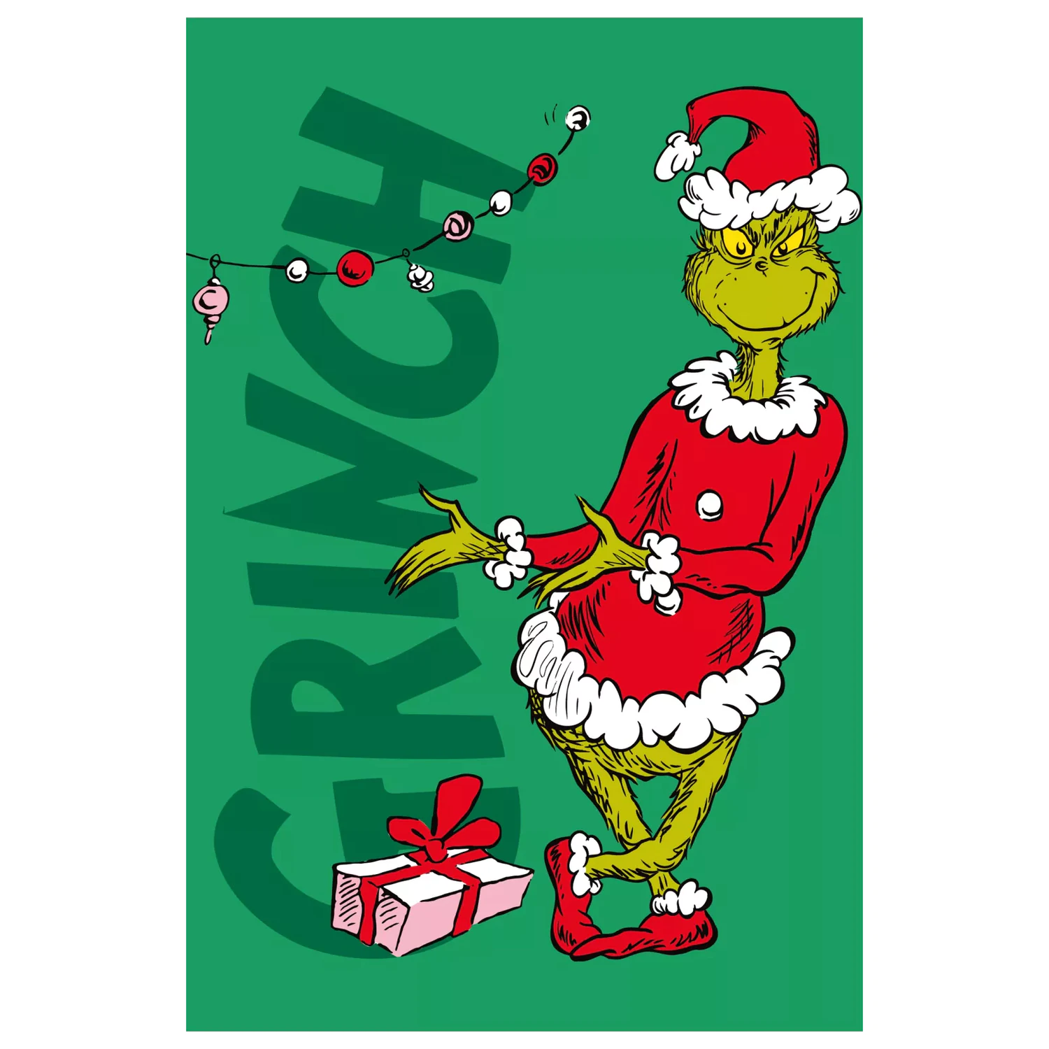 The Grinch Merry Presents Mikroflanelová deka 100x150cm fotografii produktu