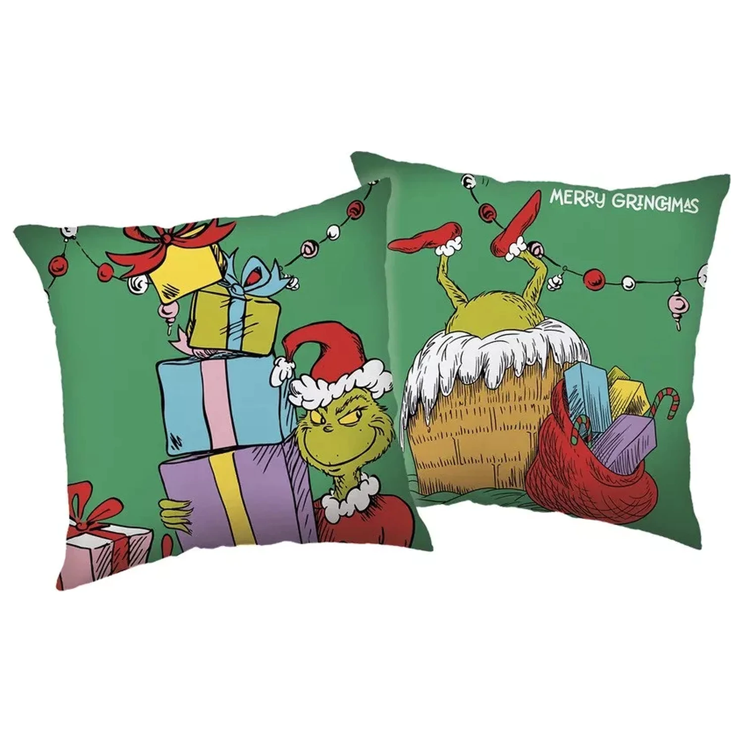 How the Grinch Stole Christmas Presents polštář, dekorativní polštář 40x40 cm fotografii produktu