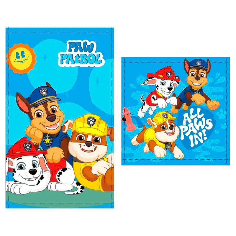 Paw Patrol sada 2 bavlněných ručníků fotografii produktu
