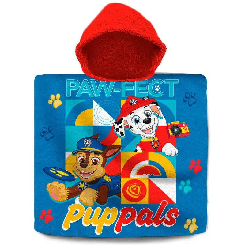 Paw Patrol bavlněné pončo ručník fotografii produktu