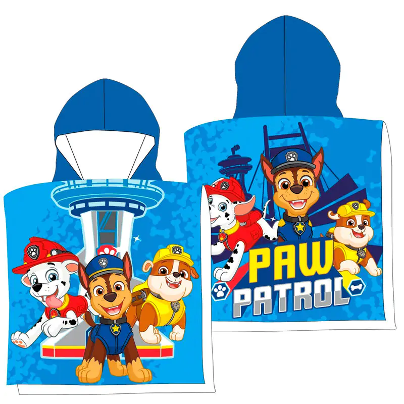 Paw Patrol bavlněné pončo ručník fotografii produktu