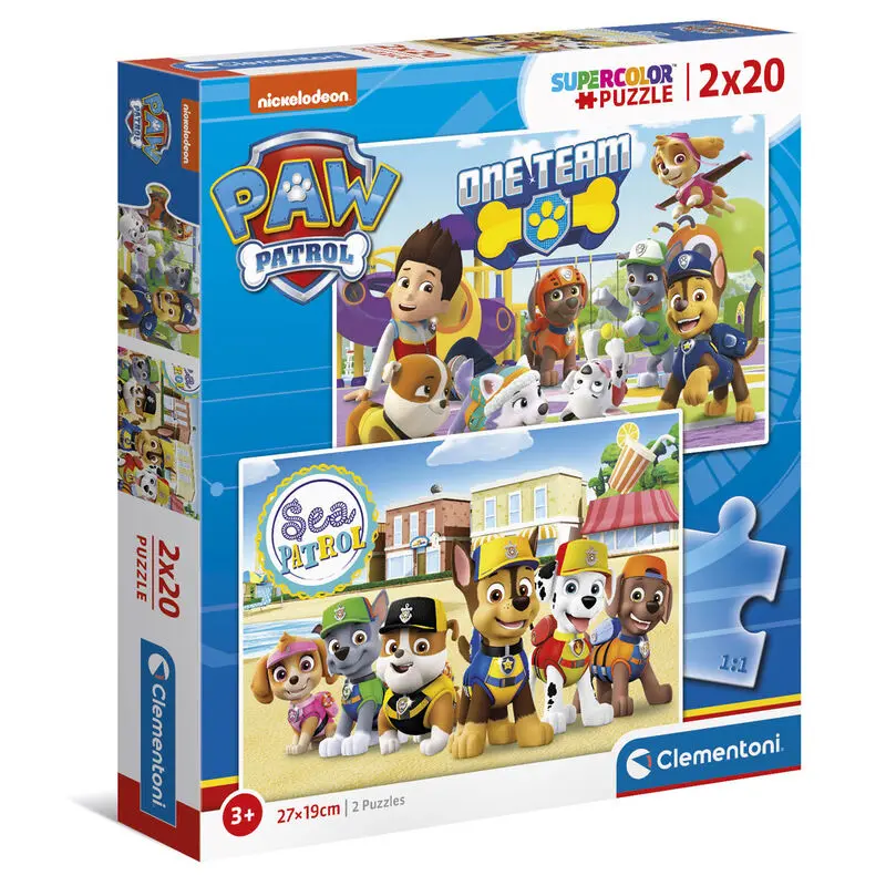 Paw Patrol puzzle 2x20 dílků fotografii produktu